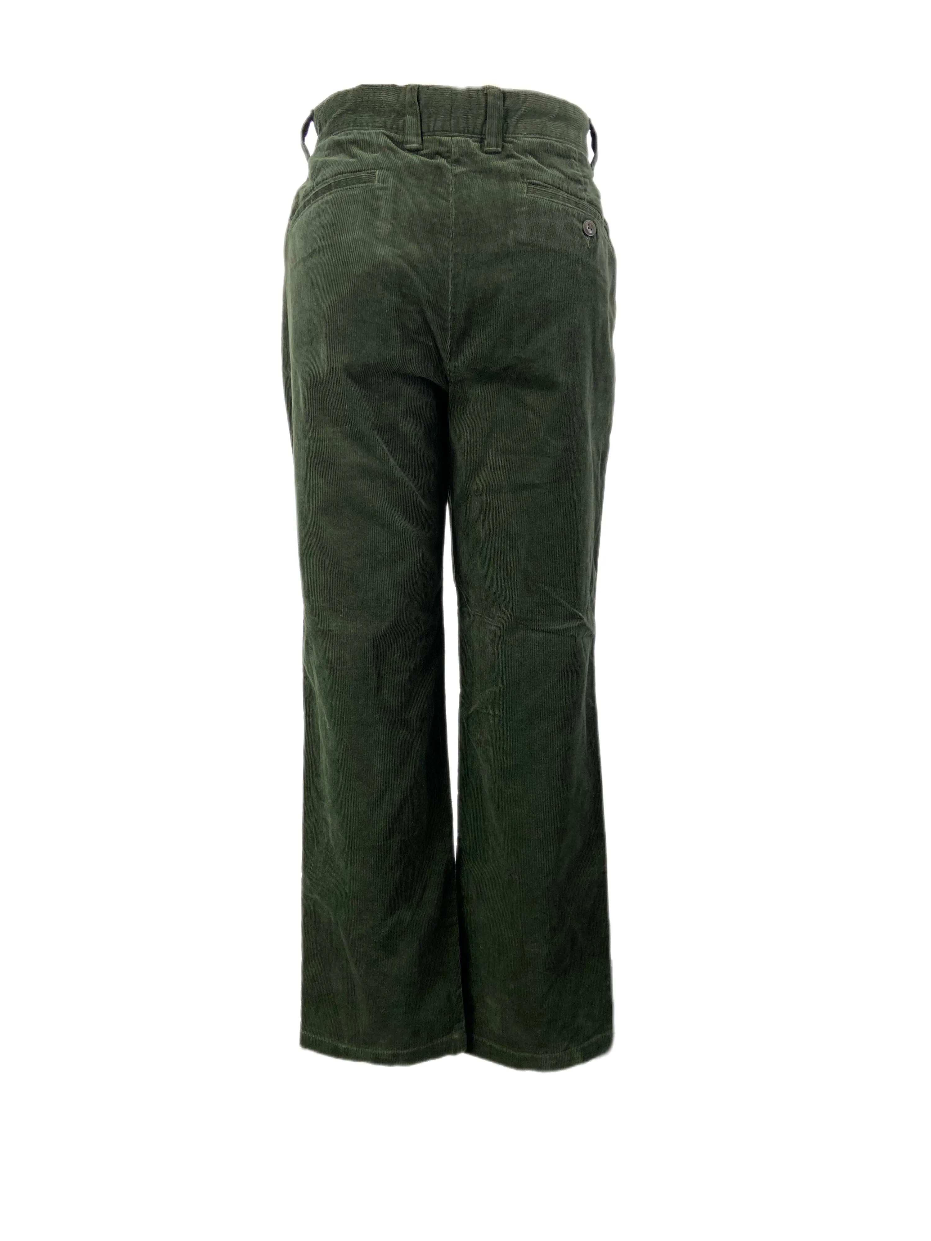STEVEN ALAN Men's Green Martine Straight Leg Corduroy Pants NWT