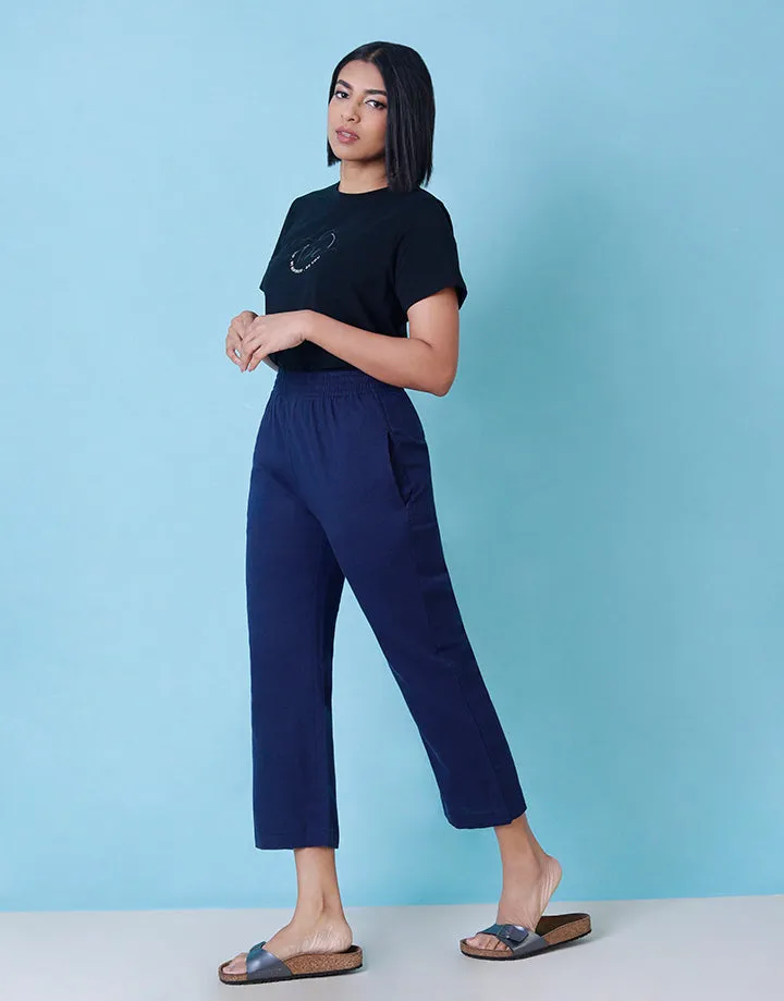 Straight Cut Linen Pant