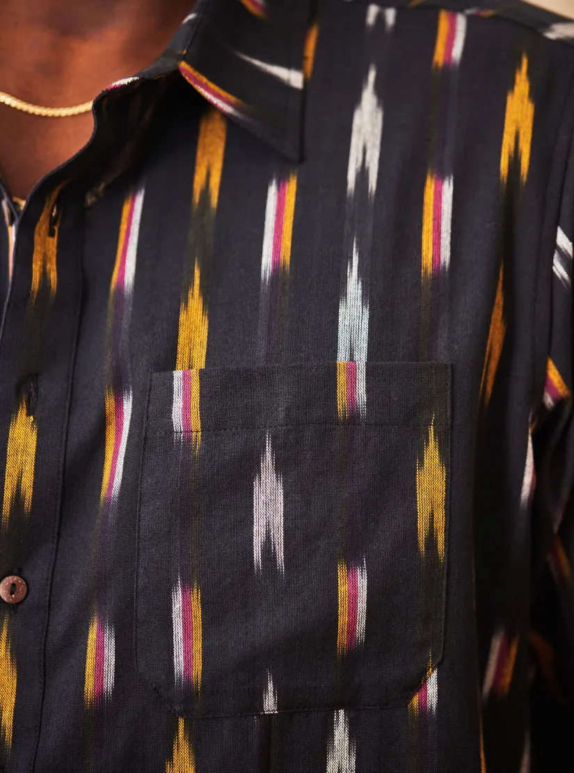 Street Life Short Sleeve Ikat Shirt
