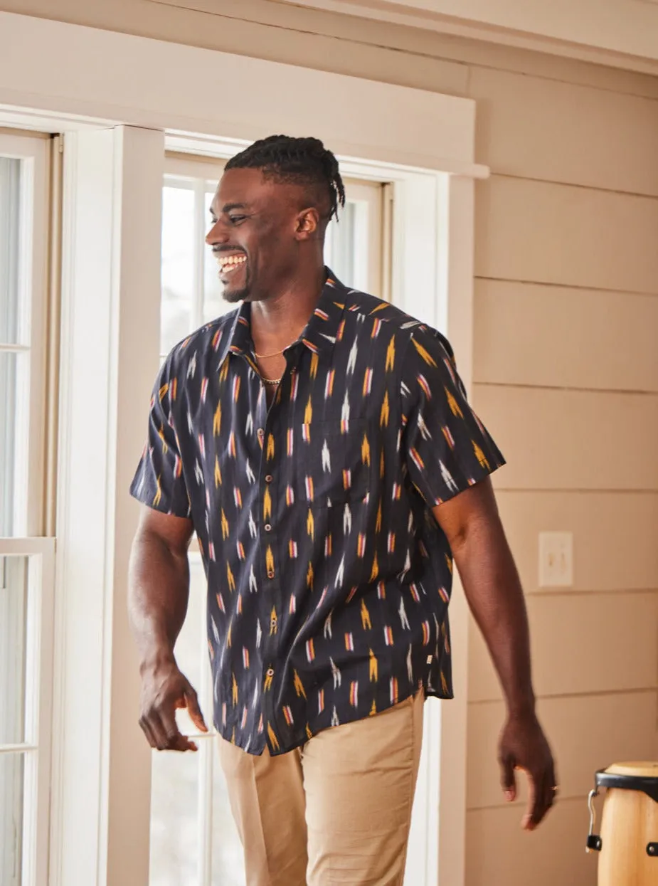 Street Life Short Sleeve Ikat Shirt