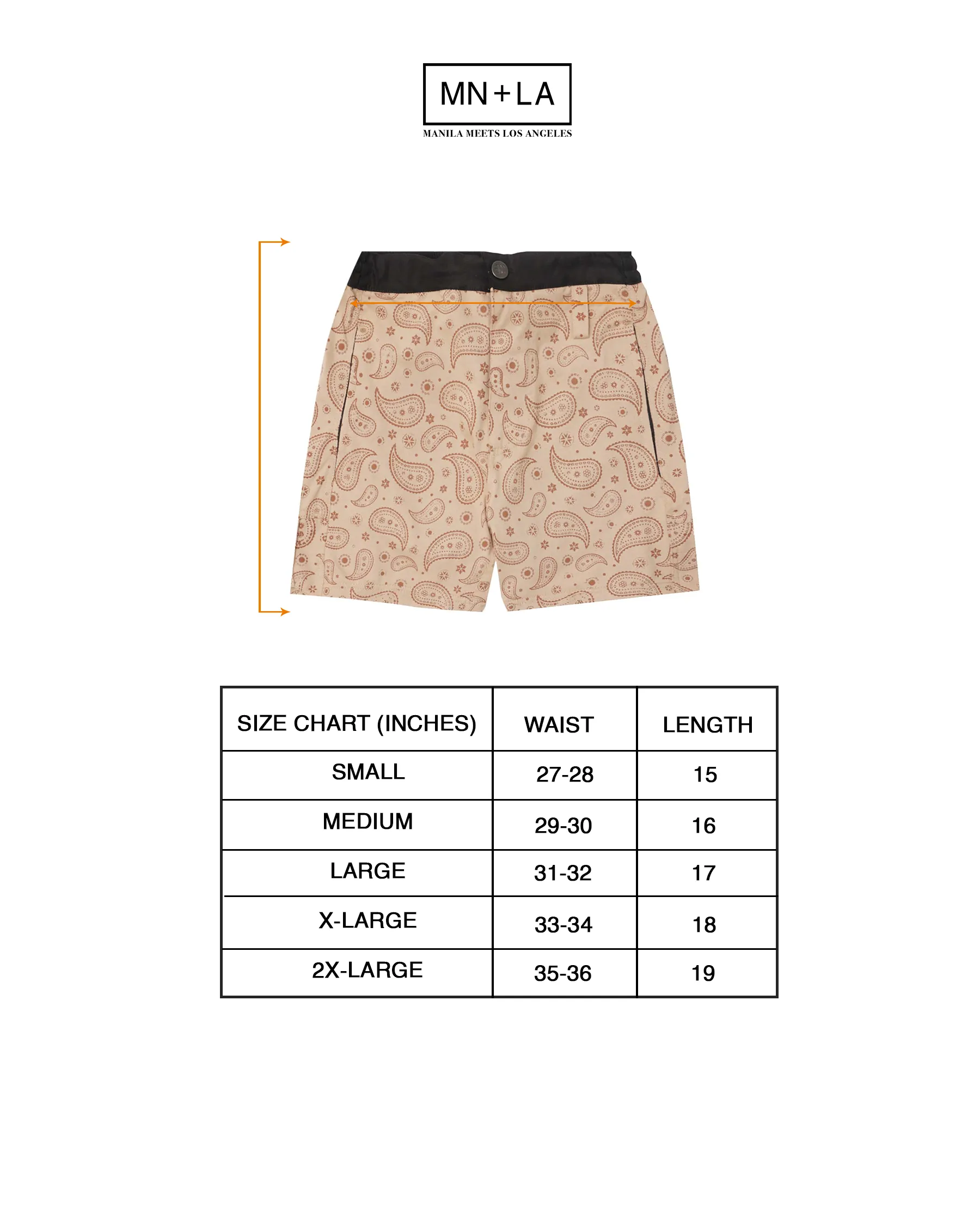 STRIDE SHORTS IN MIDNIGHT PAISLEY