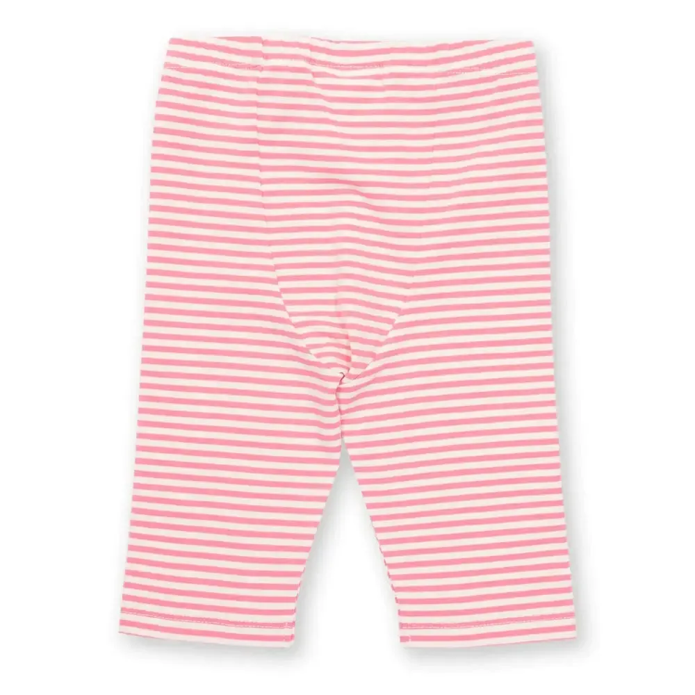 Stripy Pedal Pushers Pink
