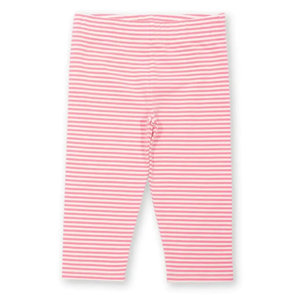 Stripy Pedal Pushers Pink