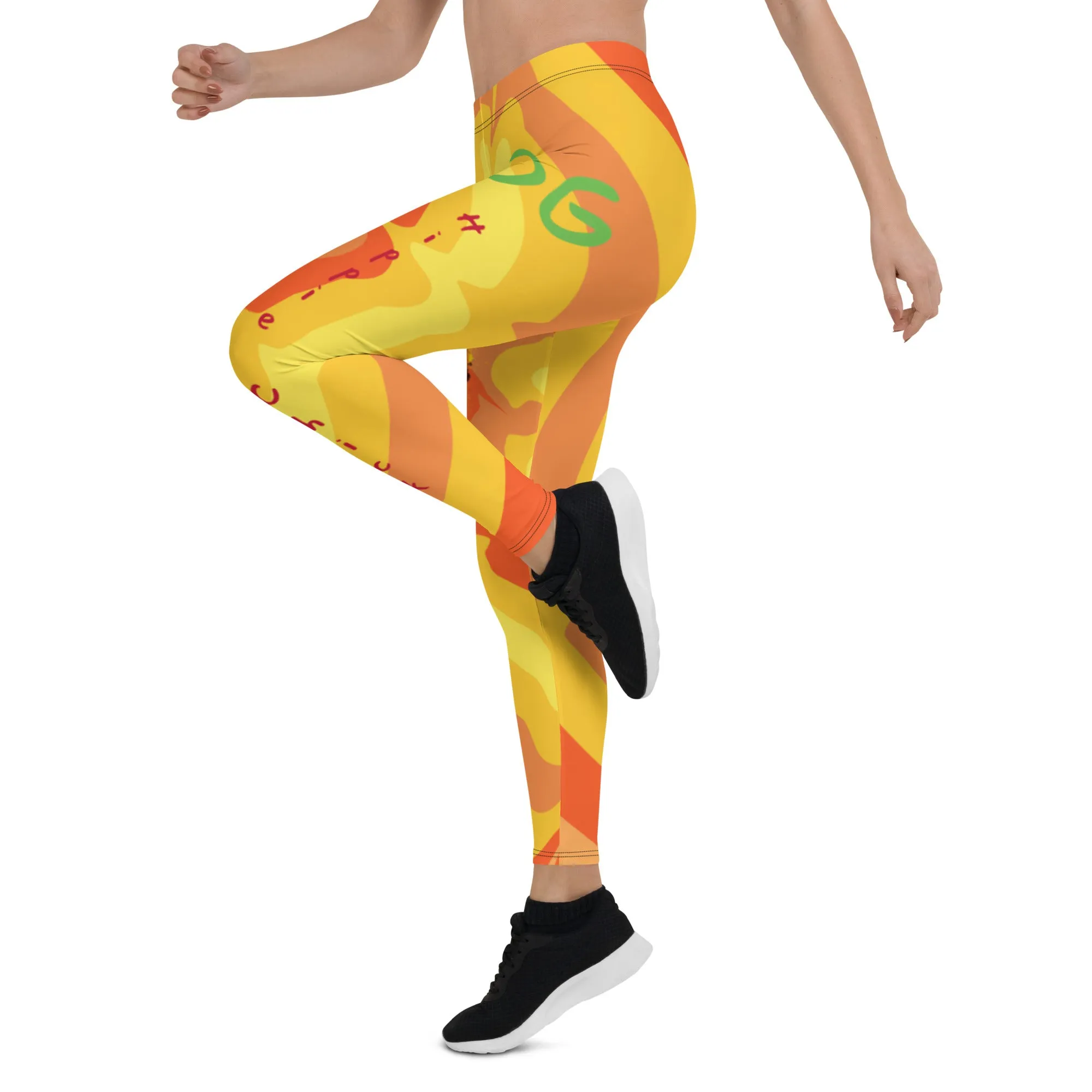 Sunny Flower Long Leggings