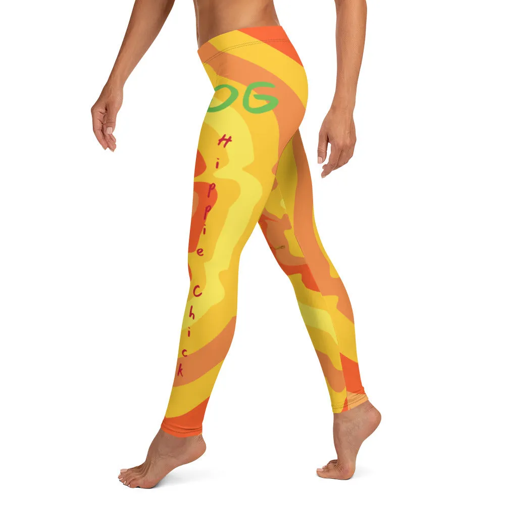 Sunny Flower Long Leggings