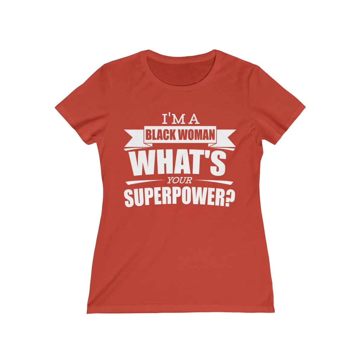 SUPERPOWER 1 <br>missy tee (wht)