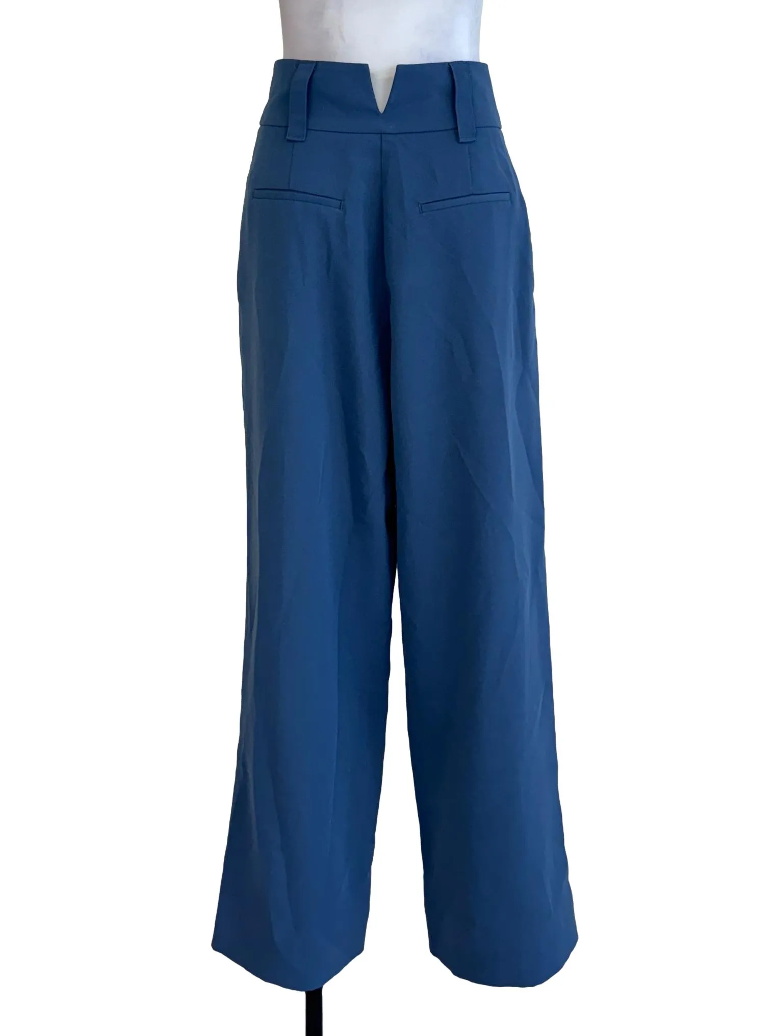 Teal Blue Straight Pants
