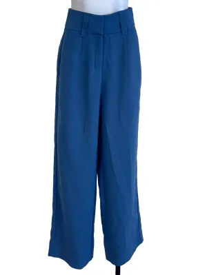 Teal Blue Straight Pants