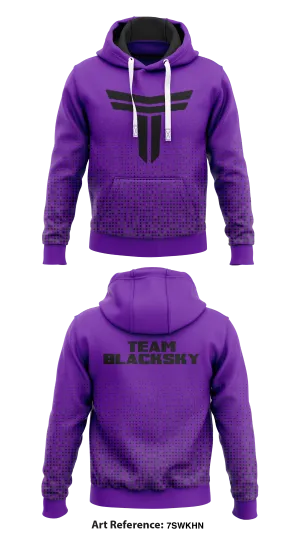 Team Blacksky Store 1  Core Men's Hooded Performance Sweatshirt - 7sWkhN