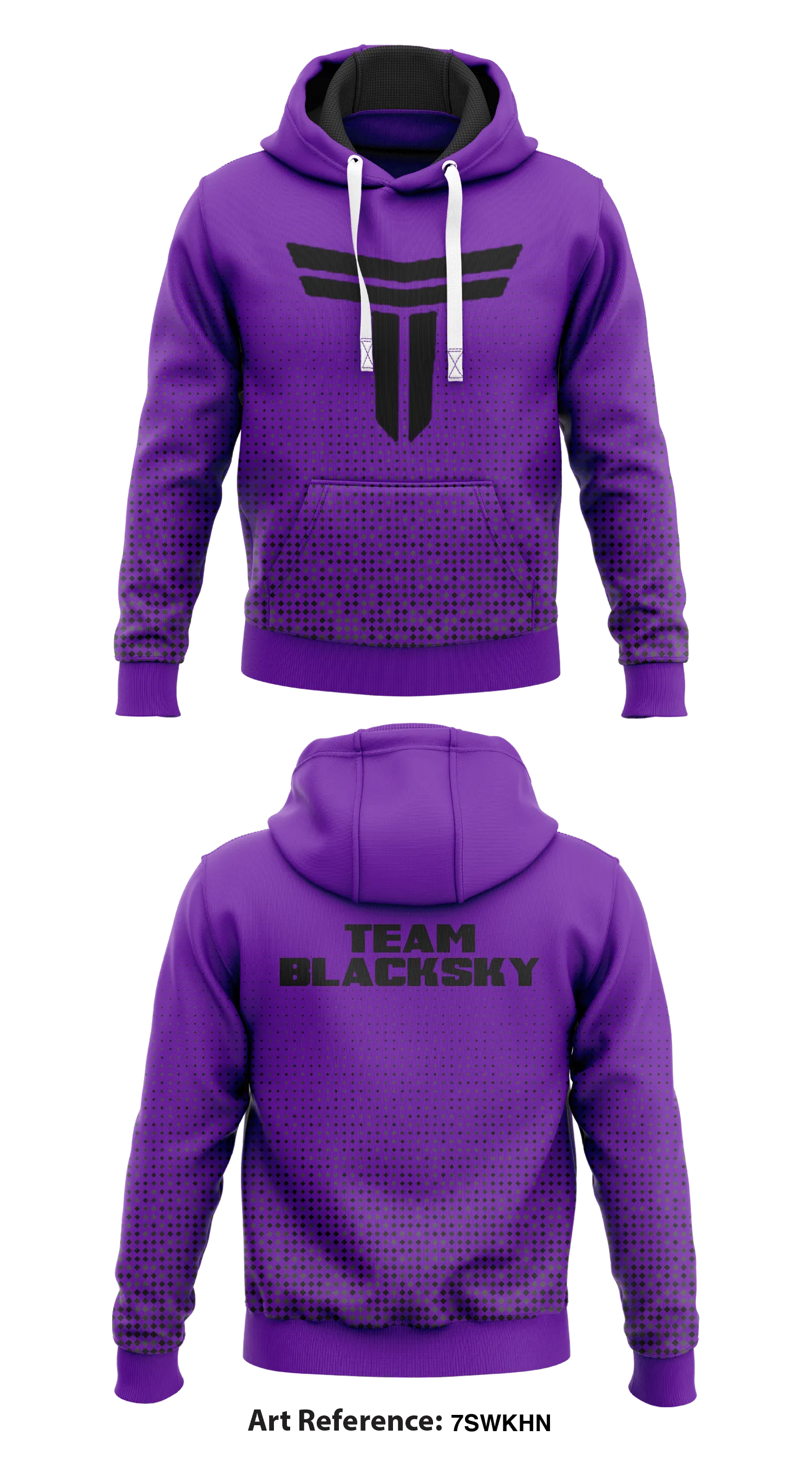 Team Blacksky Store 1  Core Men's Hooded Performance Sweatshirt - 7sWkhN