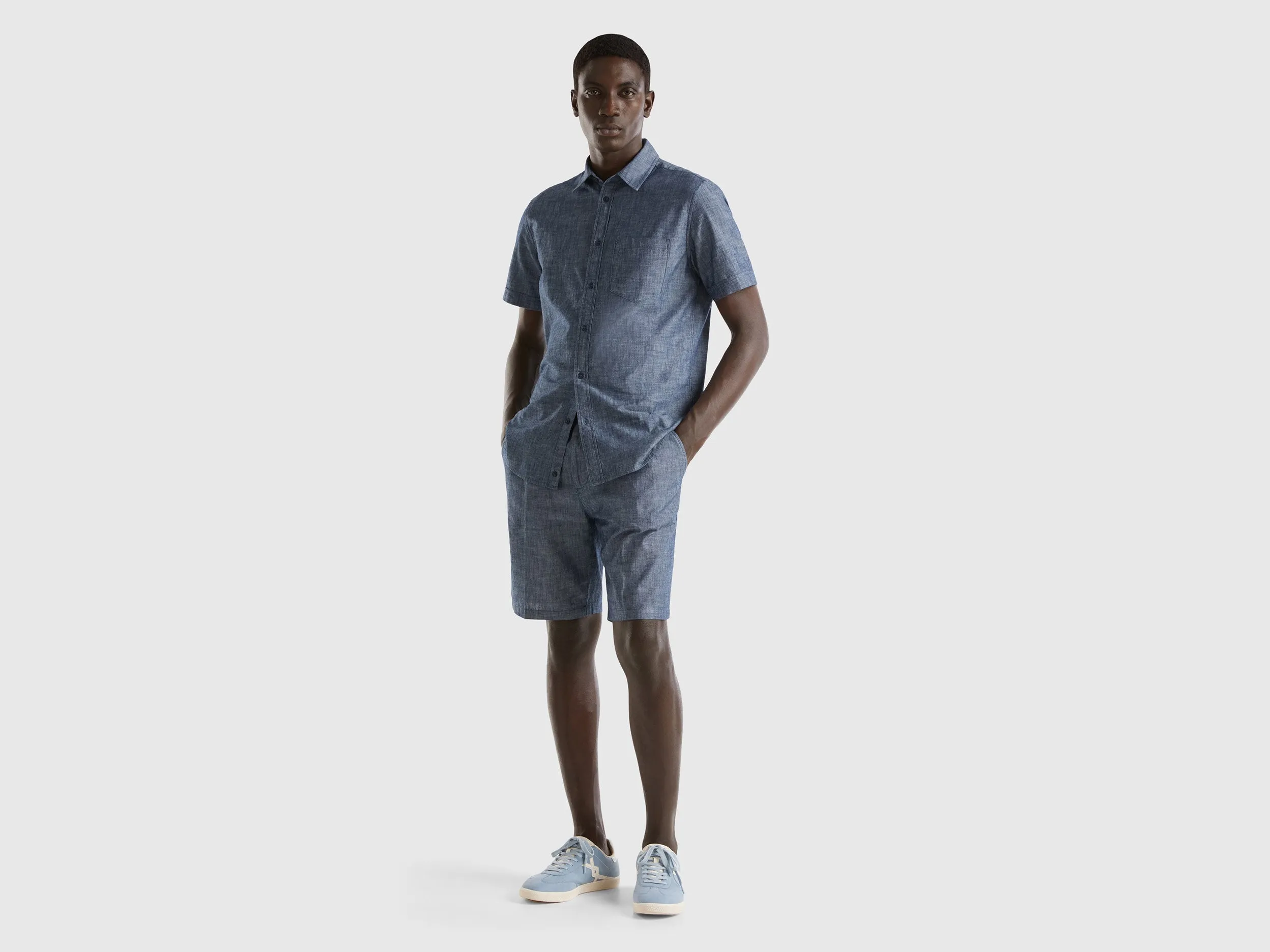 Textured Regular Fit Shorts