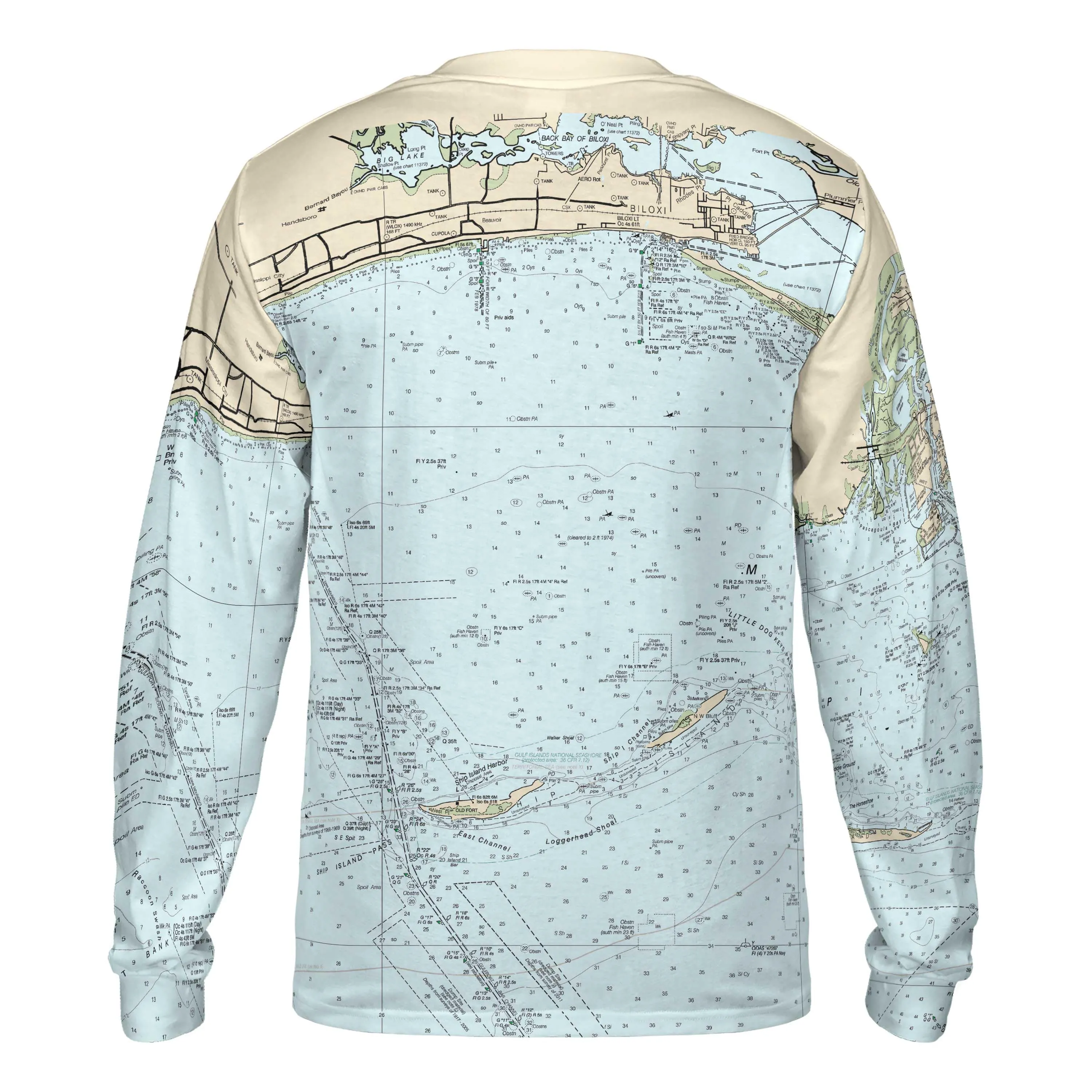The Gulfport to Biloxi to Pascagoula Long Sleeve Tee