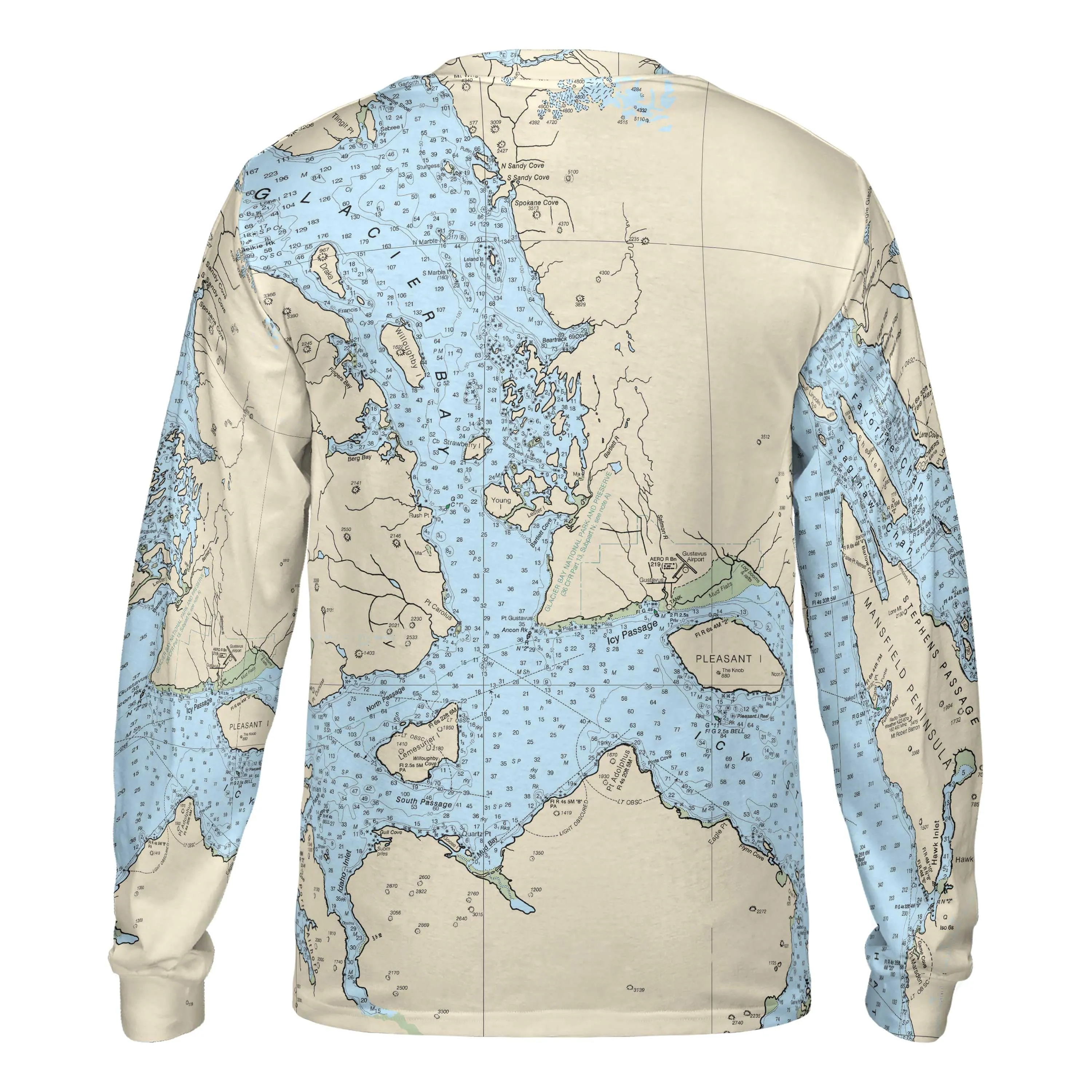 The Juneau and Glacier Bay Long Sleeve Tee