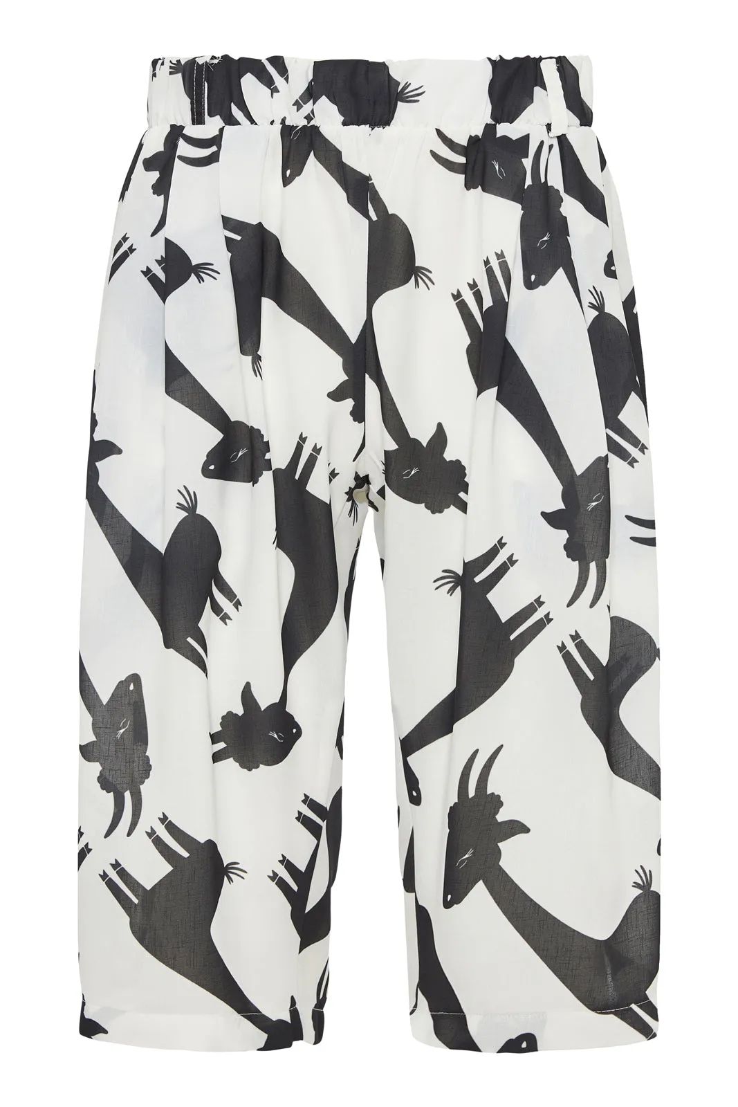THE LOGO SHORTS WHITE