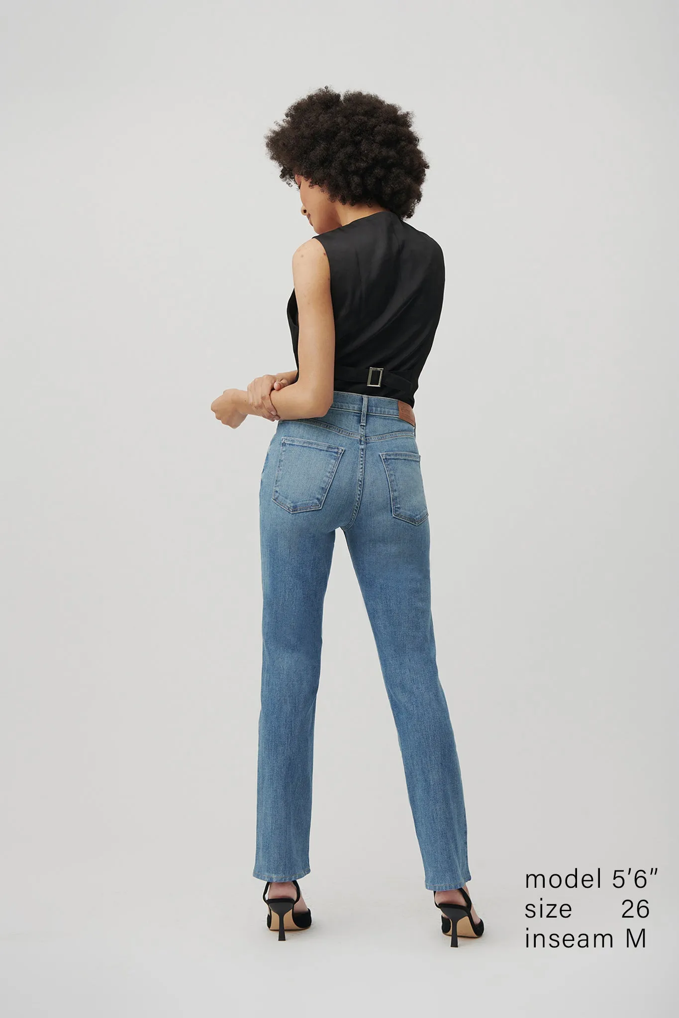 The Melrose Straight Denim  |  Sun-Kissed