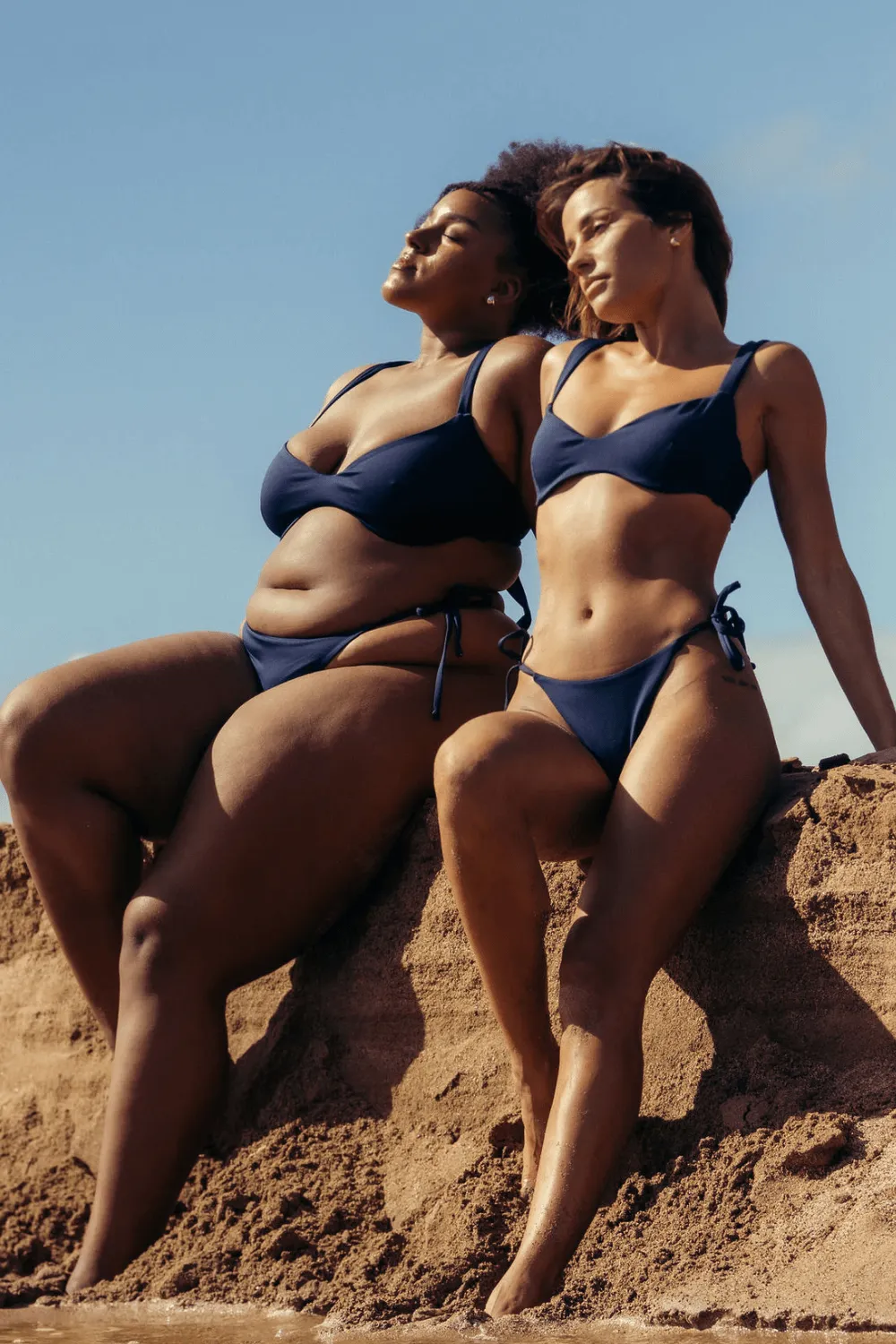 The Sweetheart Underwire Top - Soft Navy