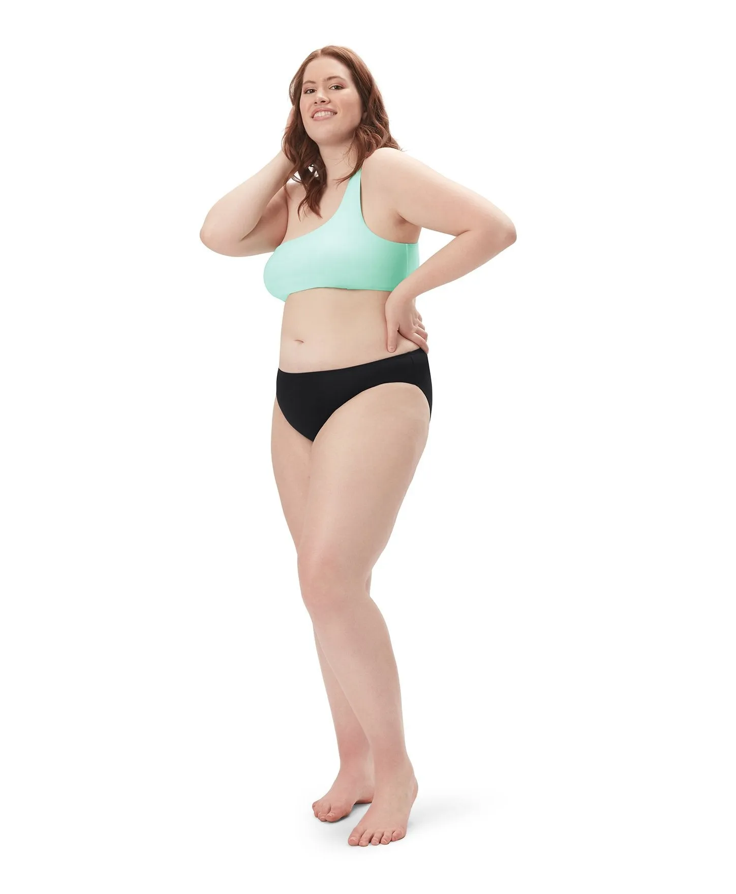 The Wynwood Bikini Top - Flat - Aqua