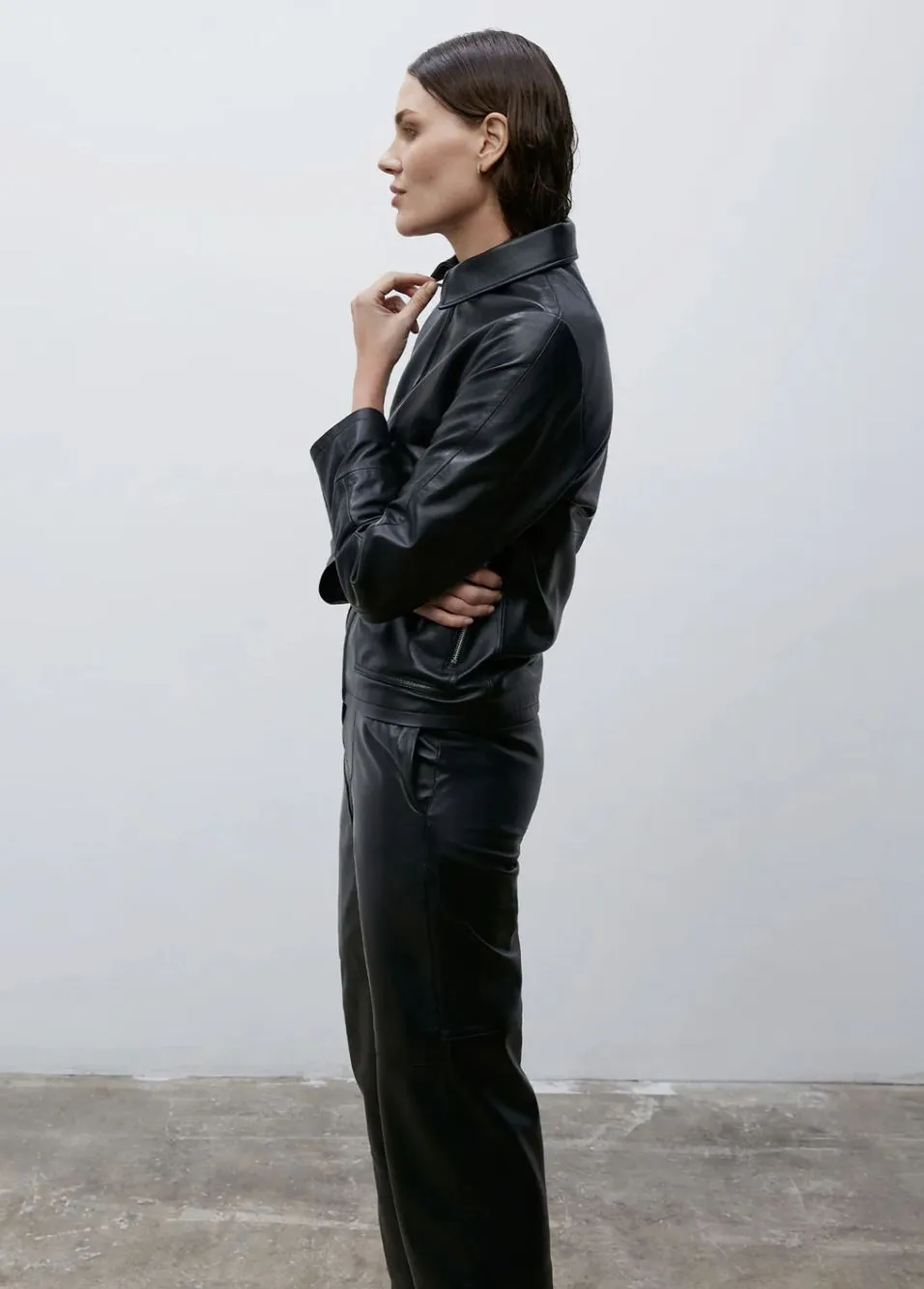 Tia Leather Pant