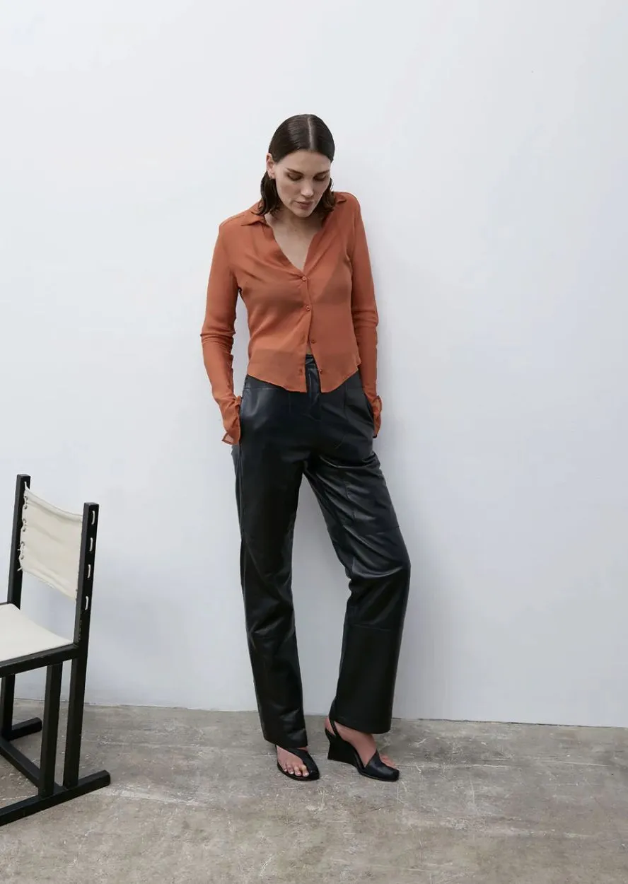 Tia Leather Pant