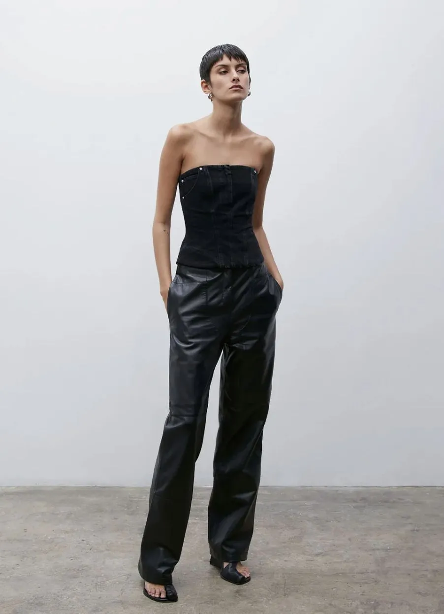 Tia Leather Pant