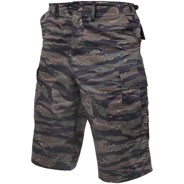 Tiger Stripe Camouflage - Long Length Camo BDU Shorts