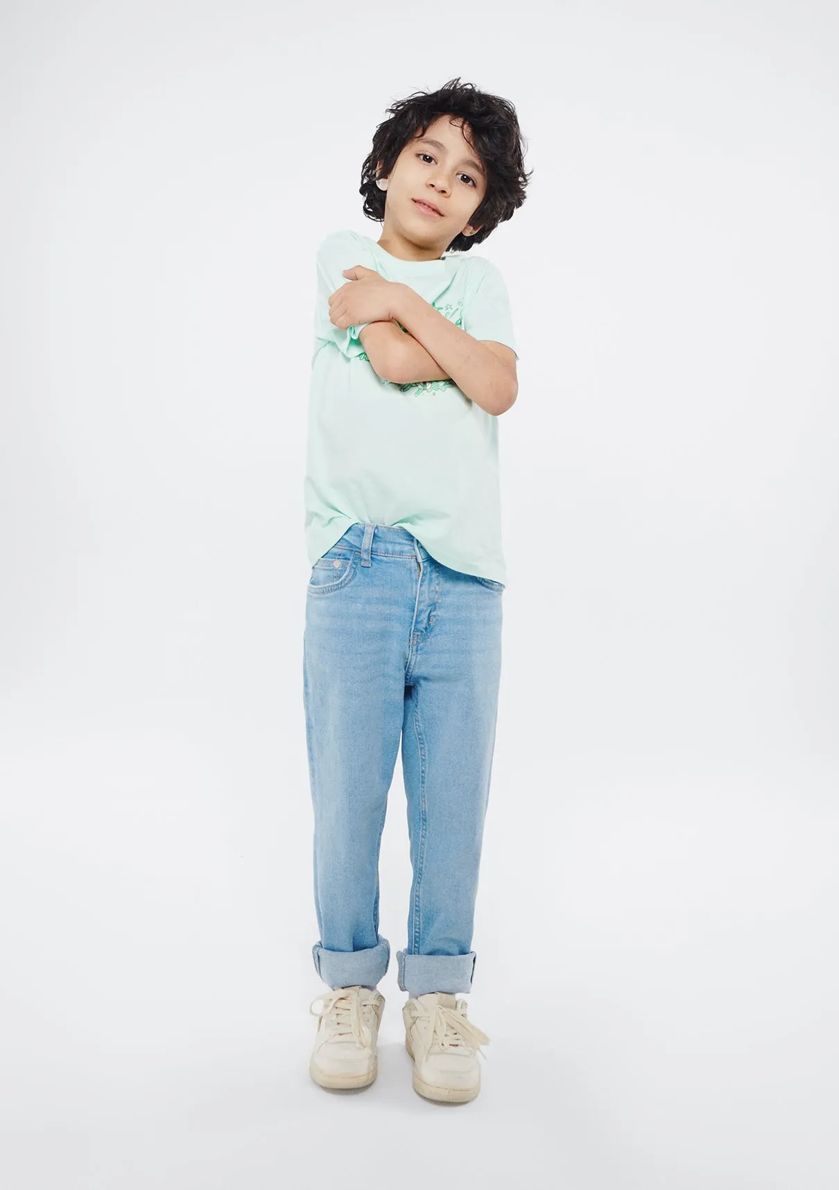 Tom Bleach Blue Jean Pants