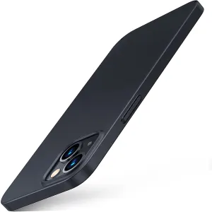TORRAS Slim Fit Designed for iPhone 13 Case 6.1 inch, [Daily Protective] Ultra Thin Matte Finish Grip Case Silky Smooth Anti-Fingerprint Hard Plastic Cover for iPhone 13 - Space Black