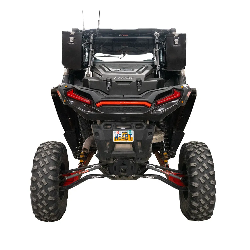 Tusk UTV Quick Release Cargo System - Cage Mounted Medium Box Left & Right Pair Black