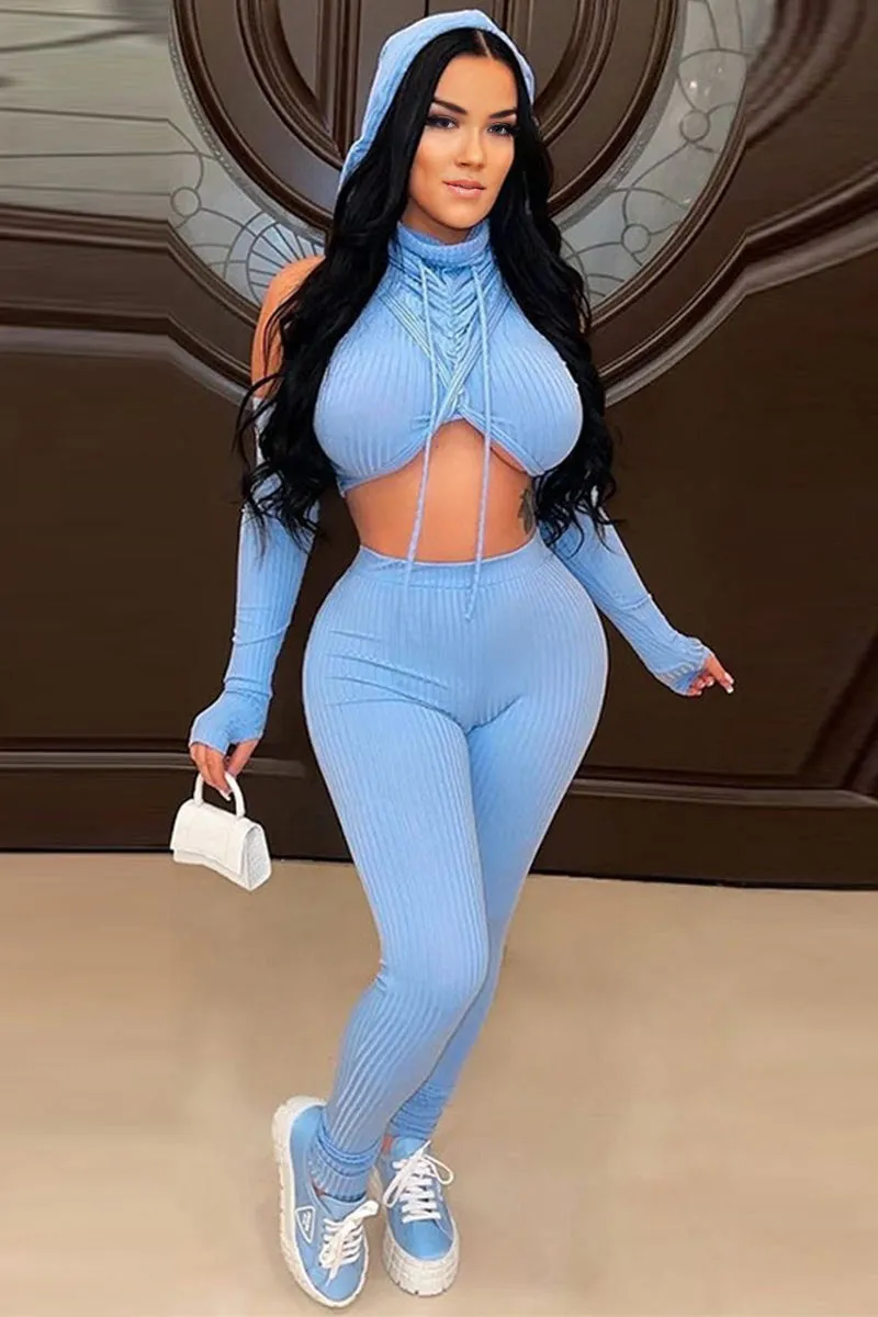 UI0170 Hoodie Tights Set