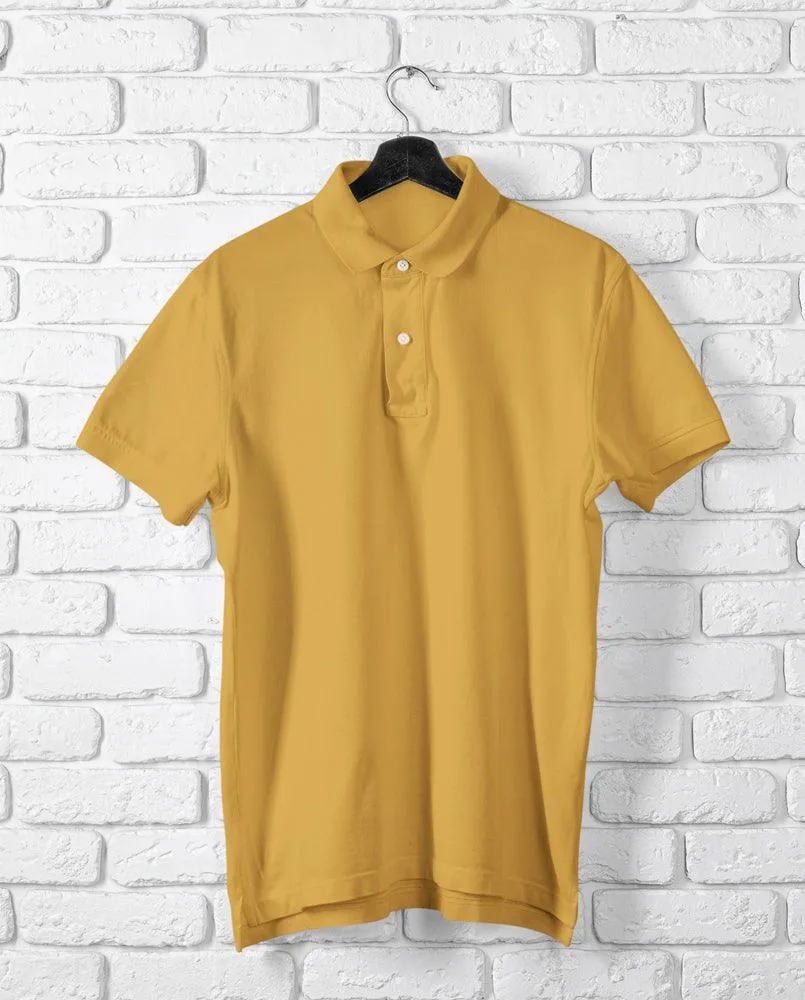 Unisex Petrol Blue Cotton Polo T-Shirt