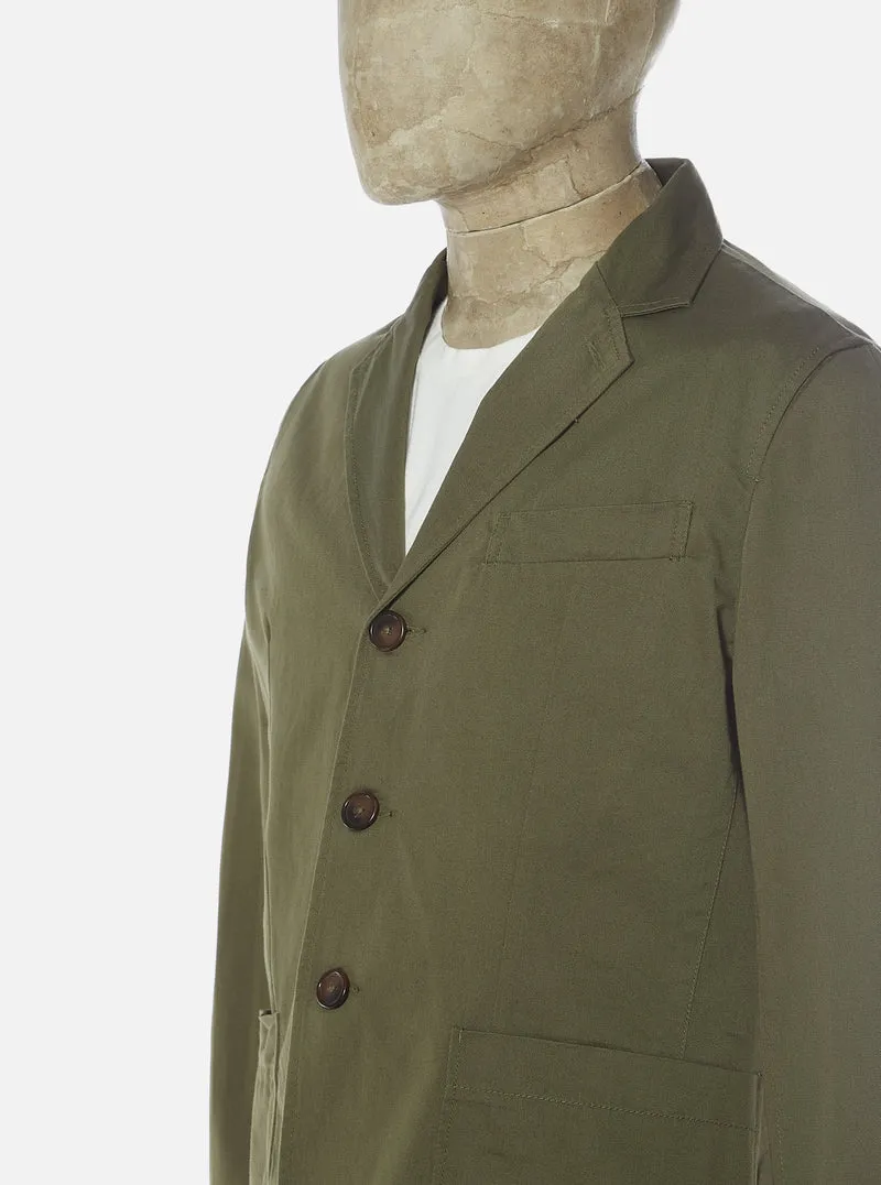 【Universal Works】London Jacket In Light Olive Twill／淺橄欖色英倫西裝夾克