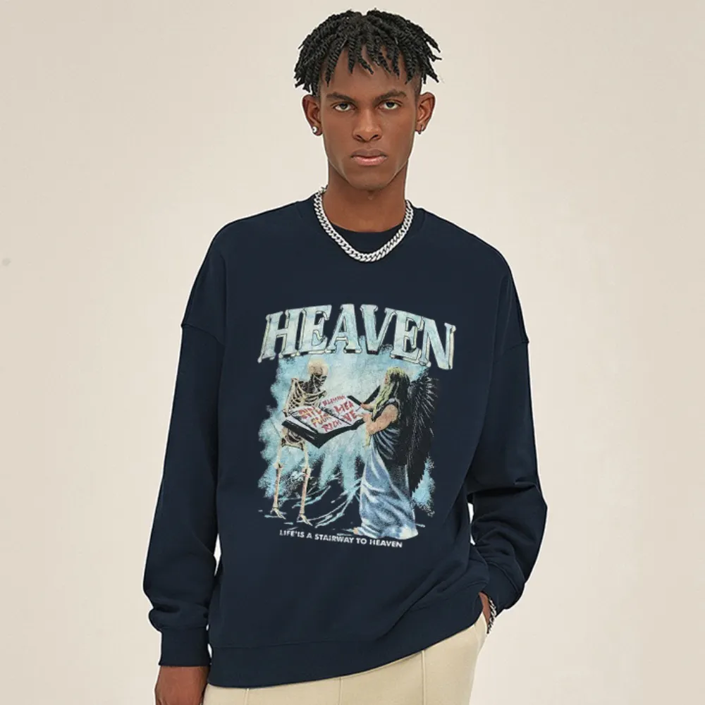 “Urban style skull character niche trendy” Sweatshirt