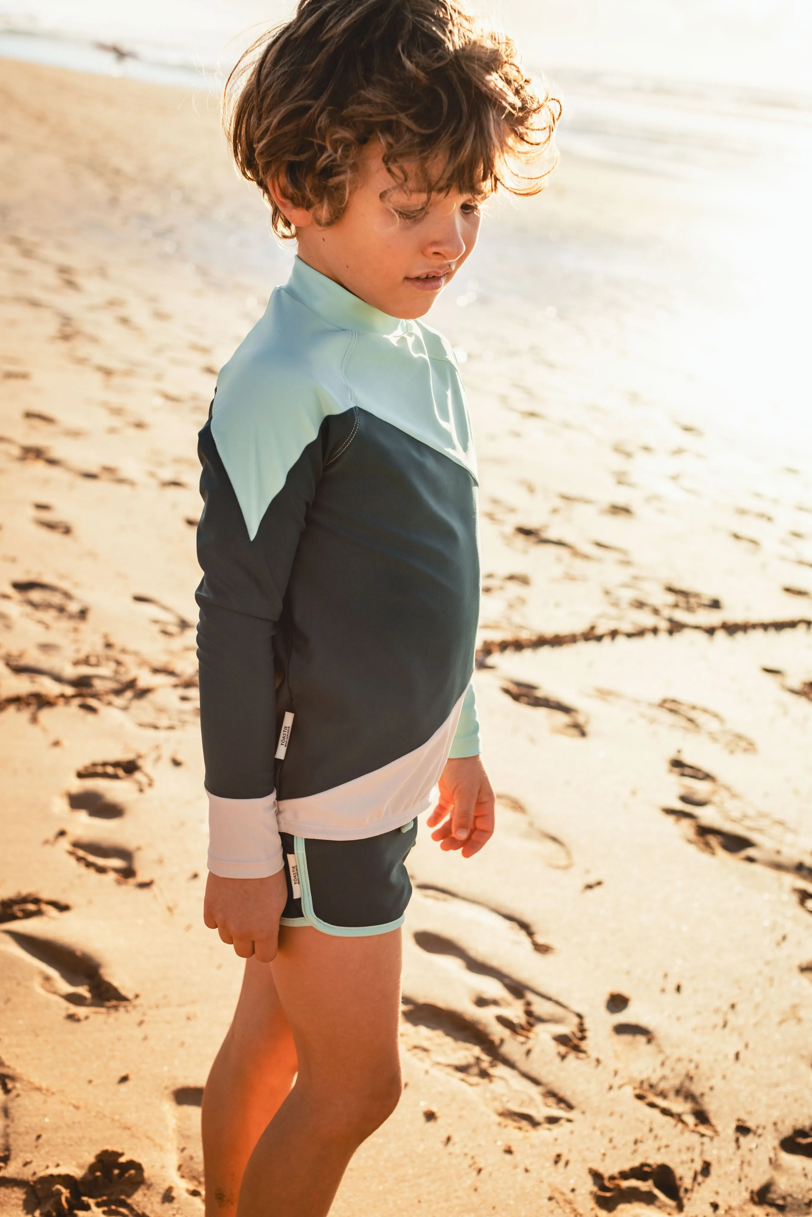 UV Swim Bottoms | Palm Green