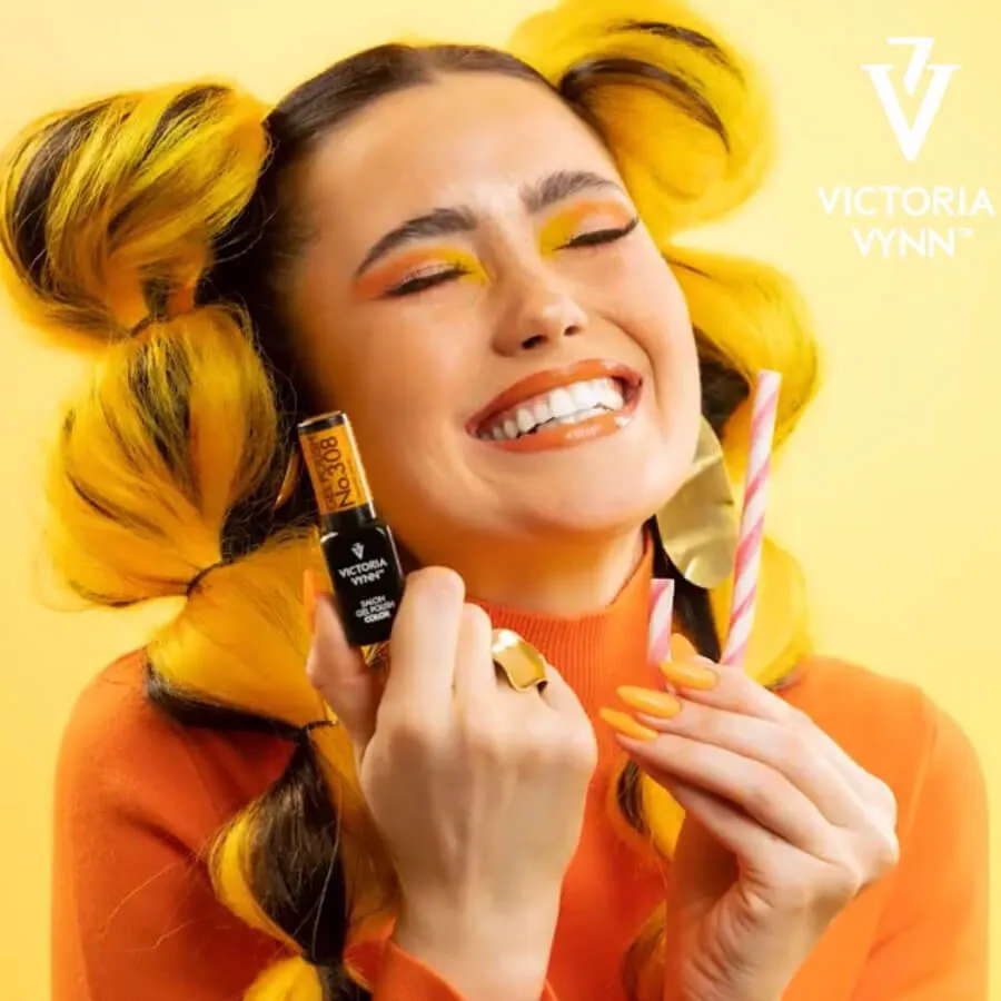 Victoria Vynn Gel Polish Color 308 Orange Denki
