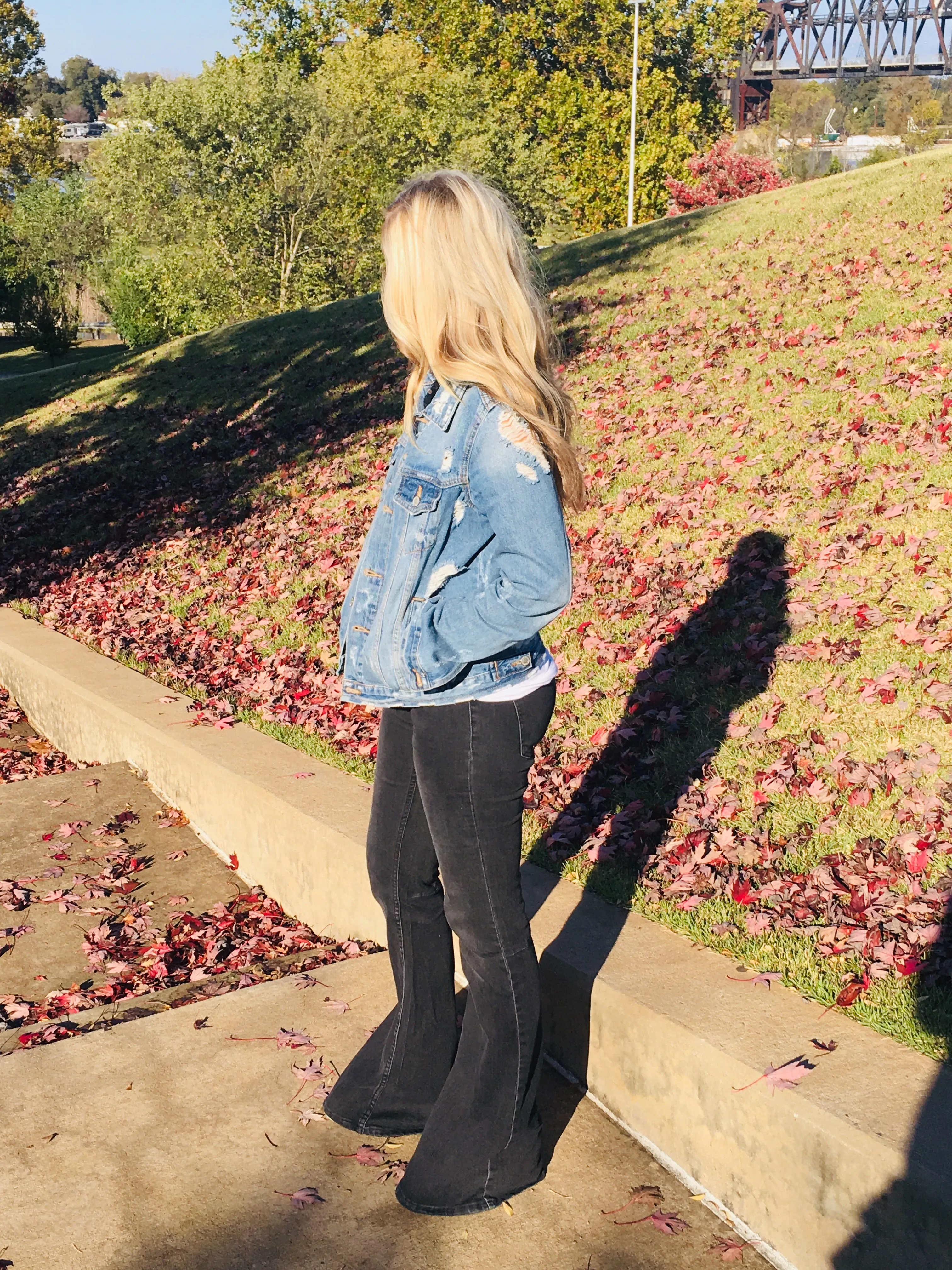 Vintage Black Flares (compare at $42)