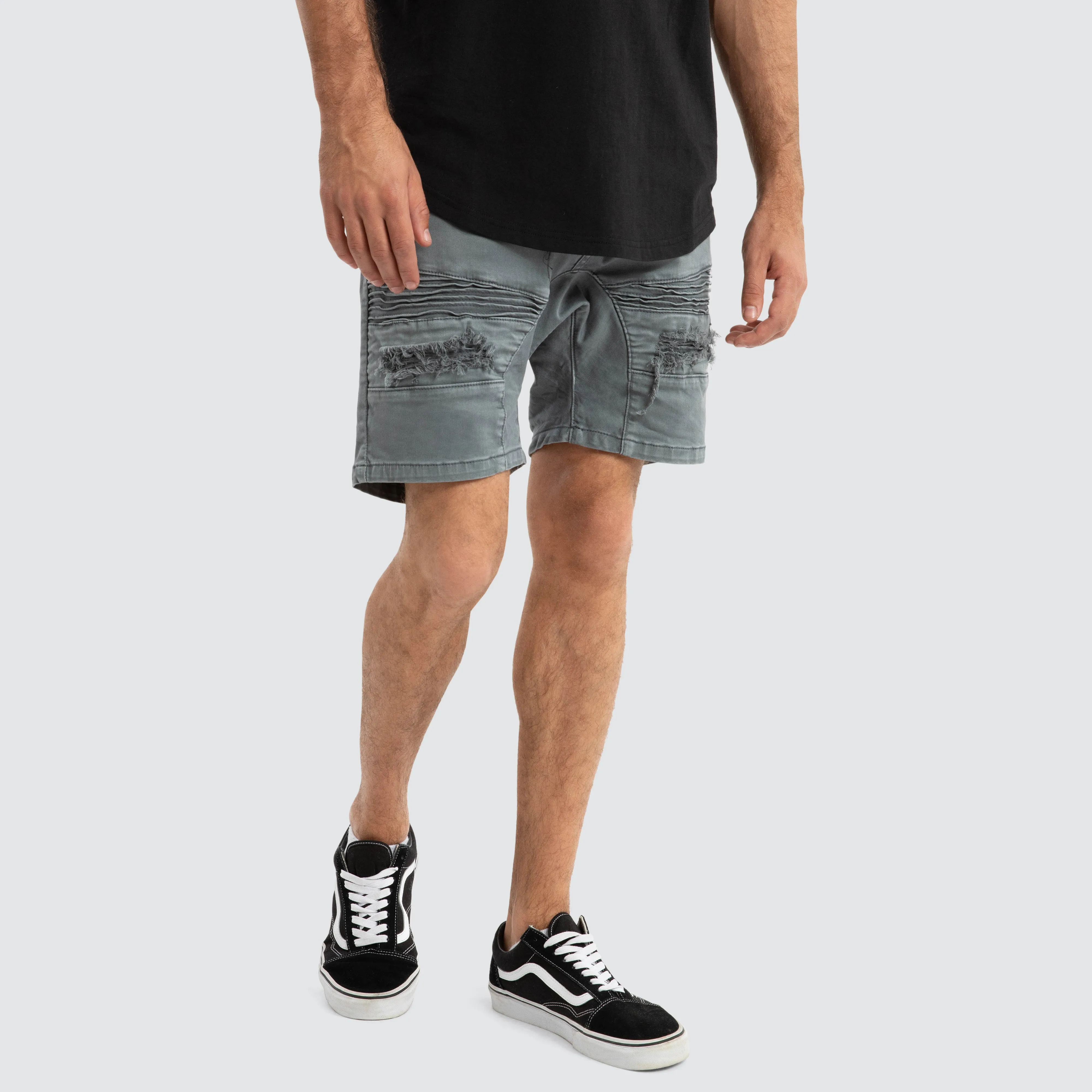 Viper Denim Short Iron Gate