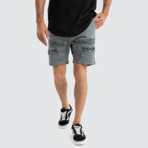 Viper Denim Short Iron Gate