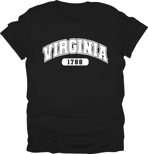 Virginia State Shirts – Est. 1788: Old Dominion Style T-shirt
