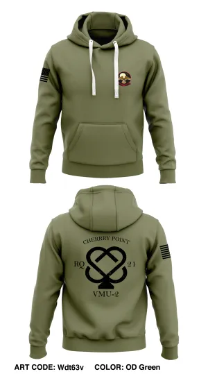 VMU-2  Store 1  Core Men's Hooded Performance Sweatshirt - Wdt63v