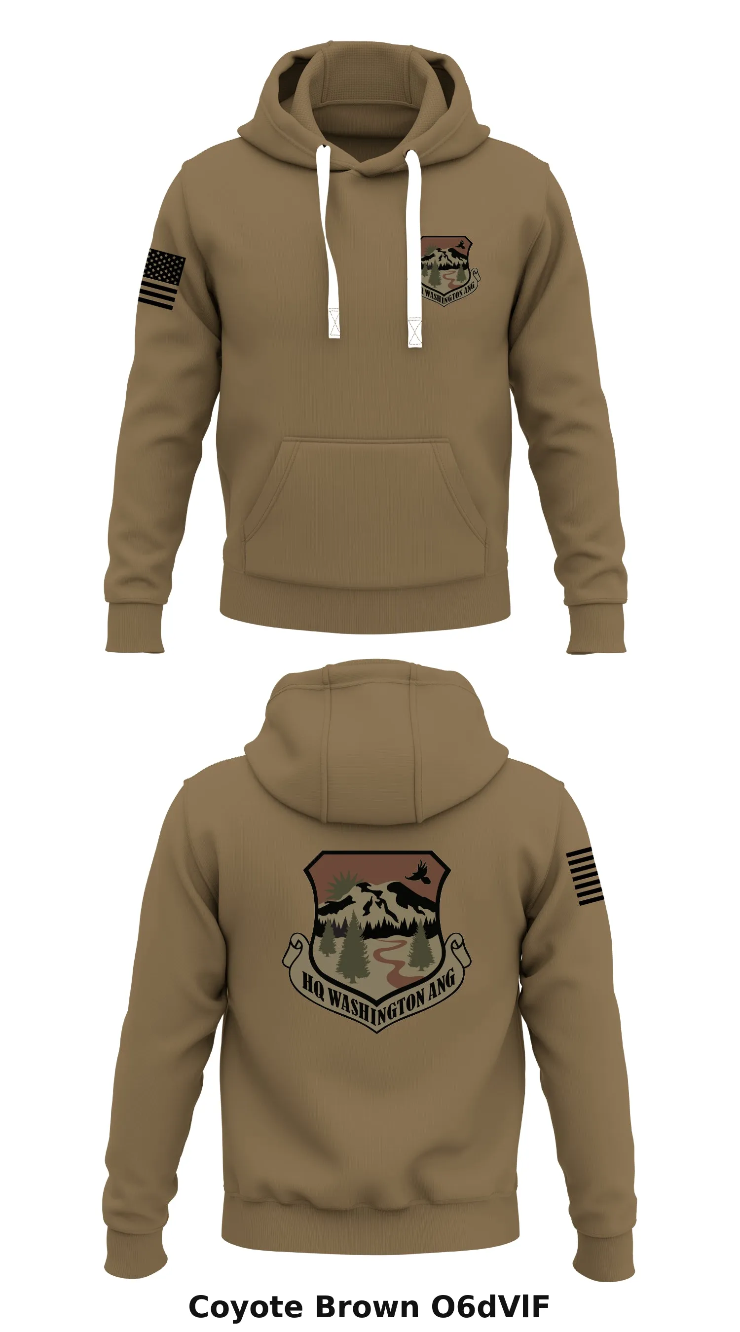 Washington Air National Guard Store 1  Core Men's Hooded Performance Sweatshirt - O6dVlF