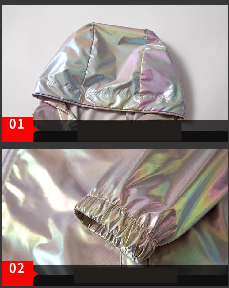 Waterproof Holographic Jacket