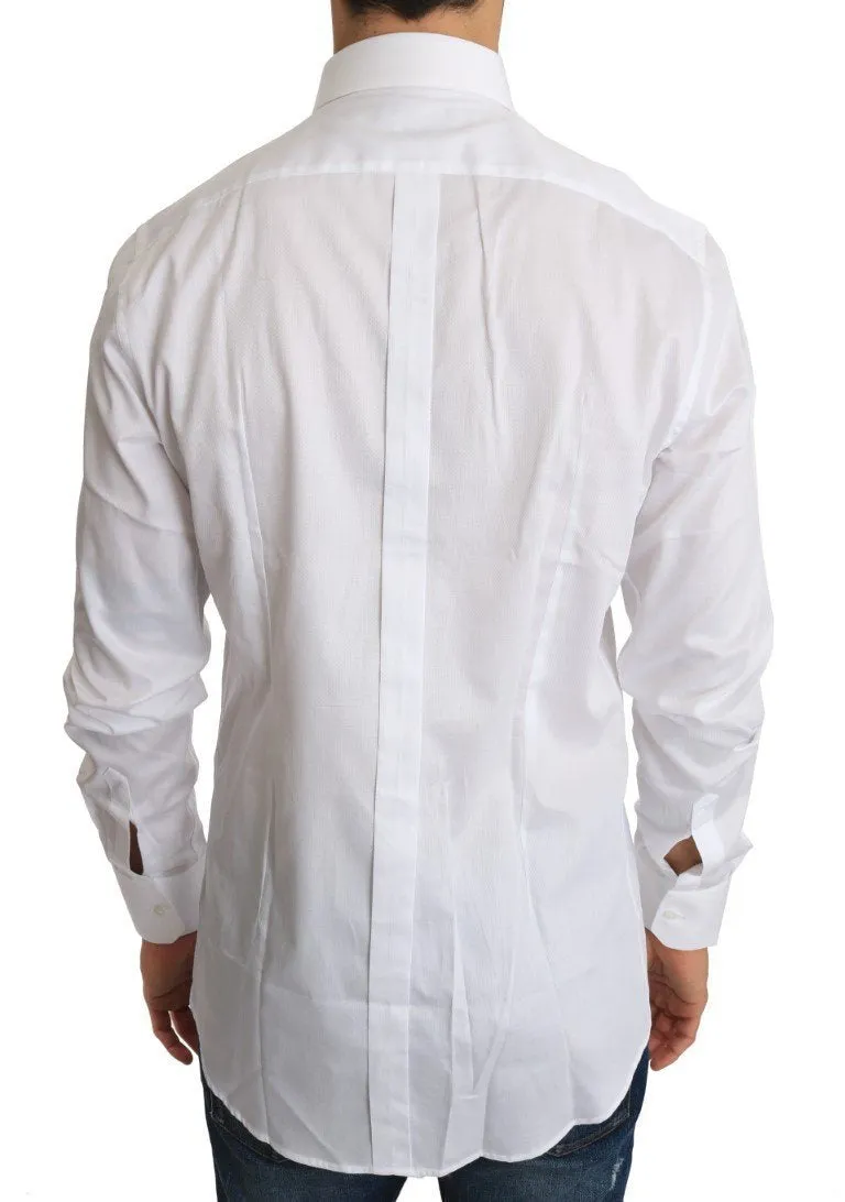 White Cotton GOLD Slim Fit Shirt