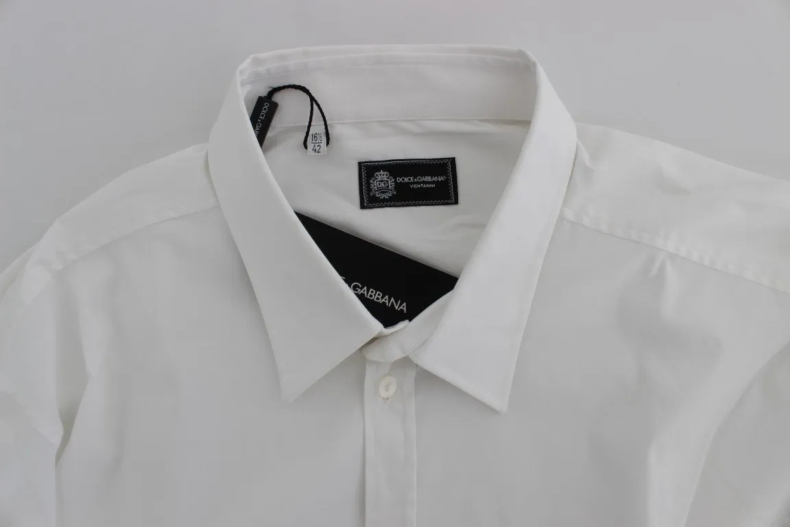 White Slim Fit Formal Cotton Shirt