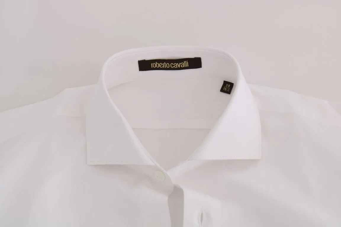 White Striped Slim Fit Shirt