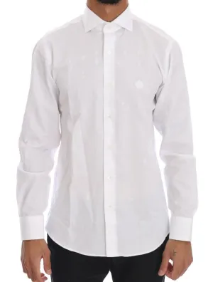 White Striped Slim Fit Shirt