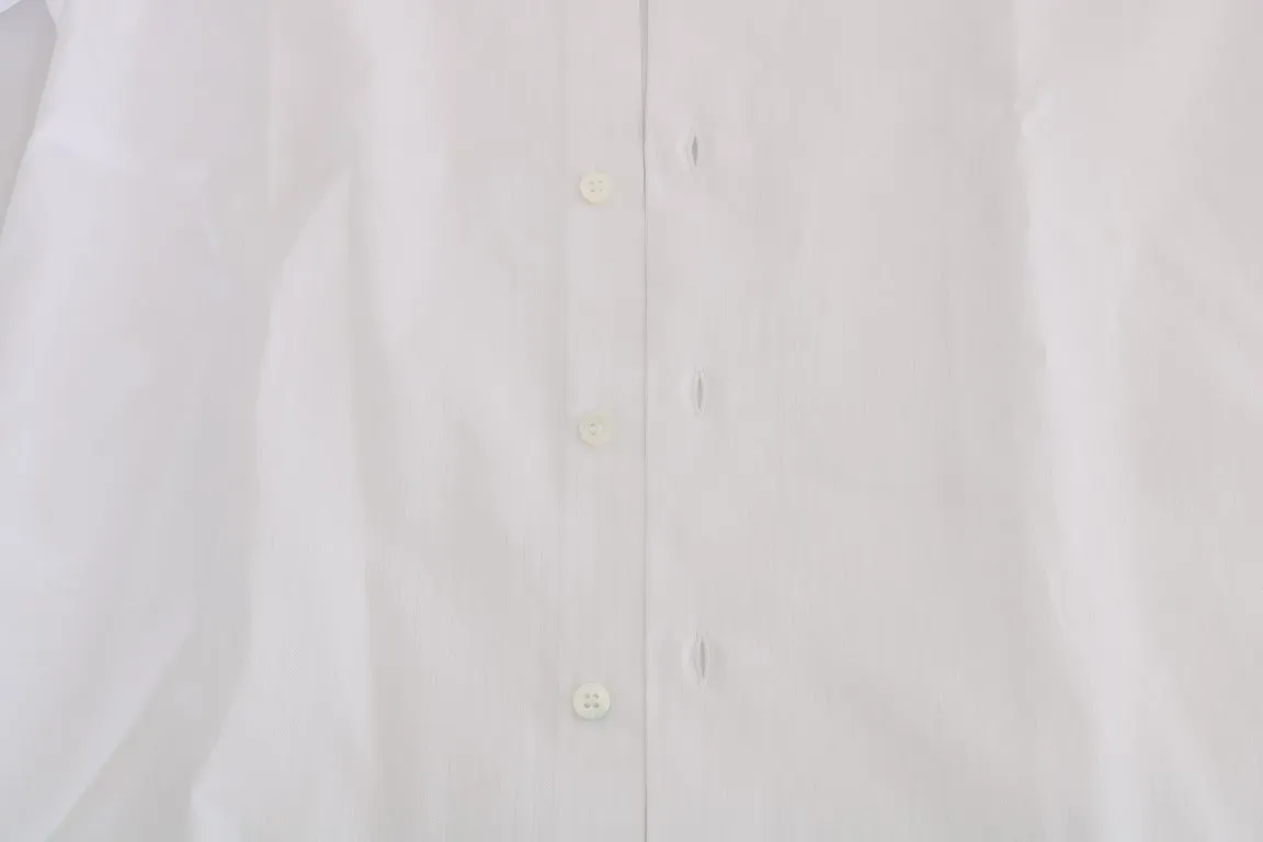 White Striped Slim Fit Shirt