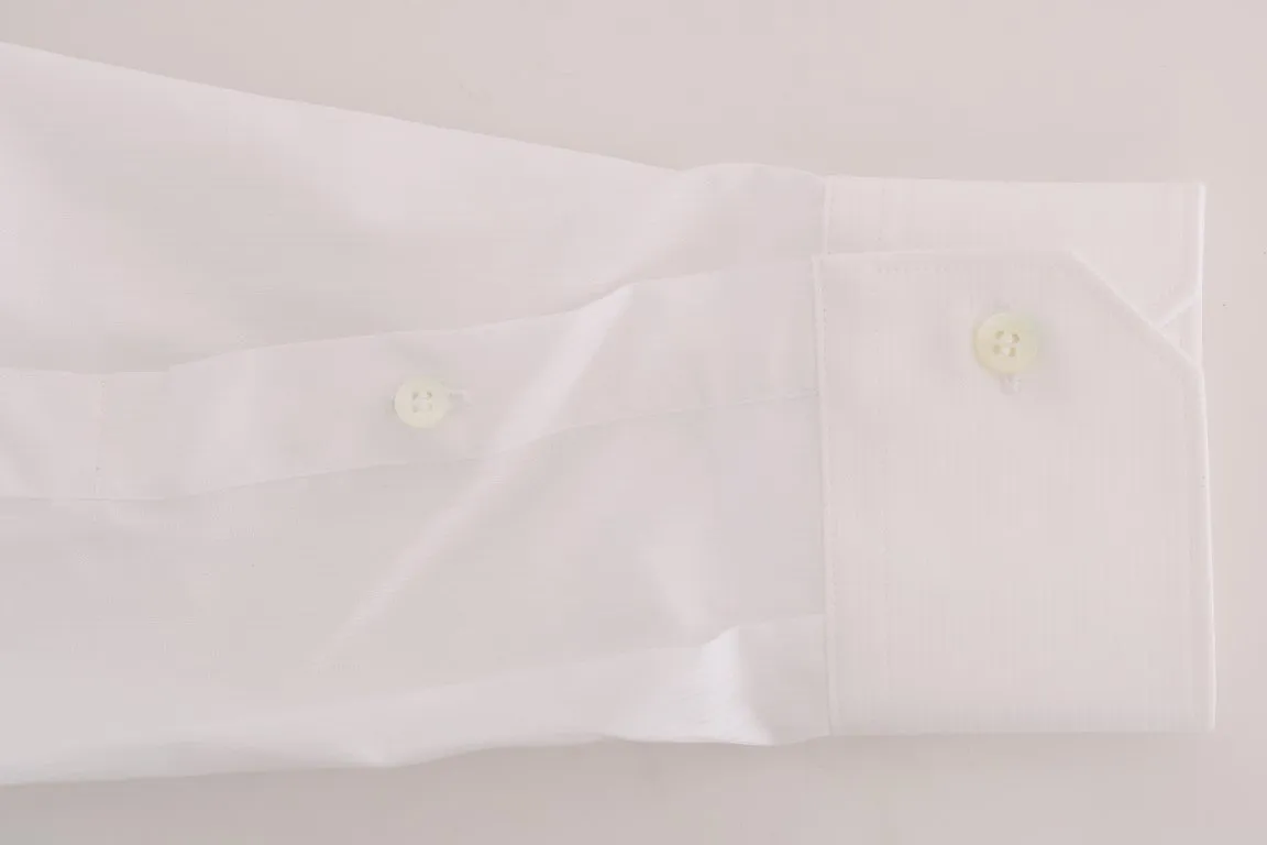 White Striped Slim Fit Shirt