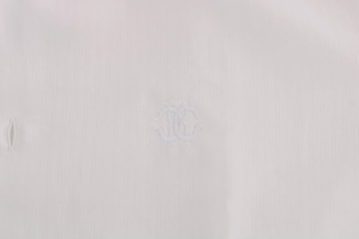White Striped Slim Fit Shirt