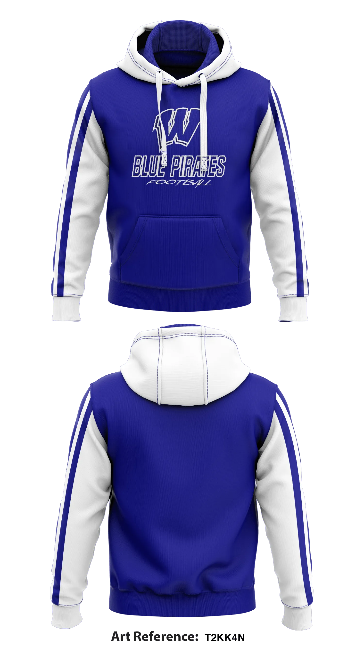 Williamsburg High School  Core Men's Hooded Performance Sweatshirt - t2kK4N
