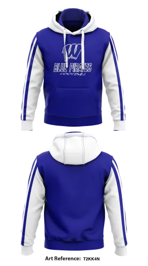 Williamsburg High School  Core Men's Hooded Performance Sweatshirt - t2kK4N